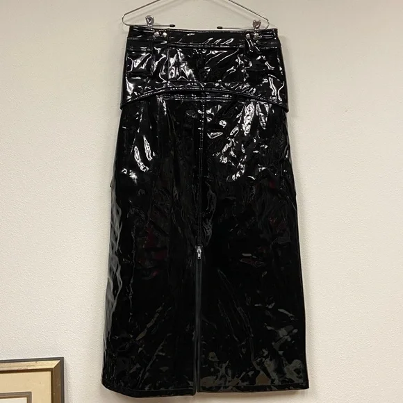 Discontinued Hilary’s Vanity Pvc Queen’s Long Skirt size S - Picture 12 of 13